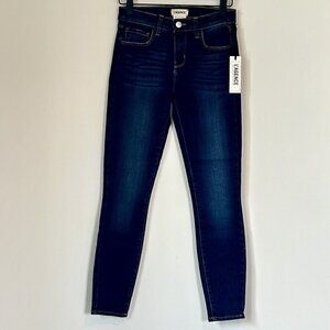 NWT L'AGENCE Mazzy Low Rise Skinny Jeans in Baltic - Size: 25